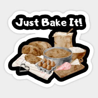 Baking Vintage Since Established Retro Minimalist Coffee Sticker